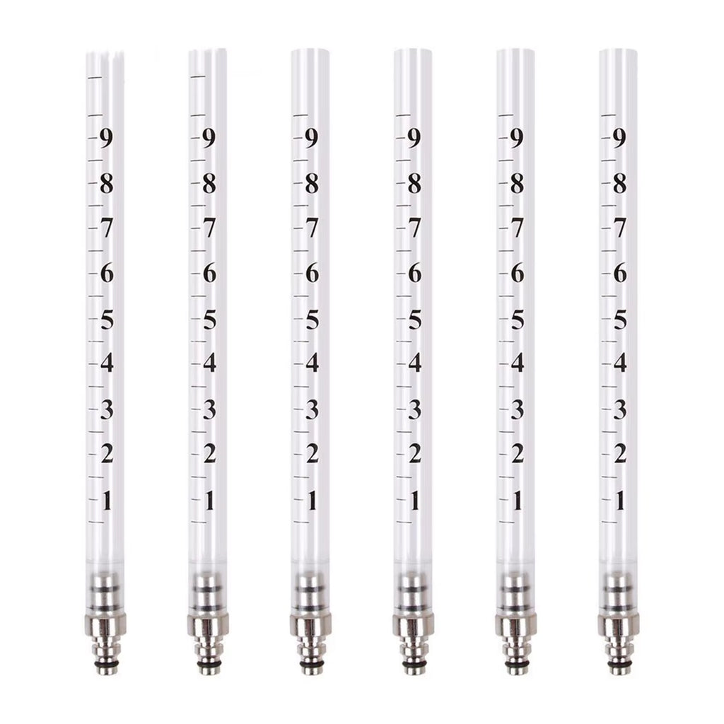 New Diesel Injector Flow Meter Test Kit Common Rail Adaptor Fuel Tester Set