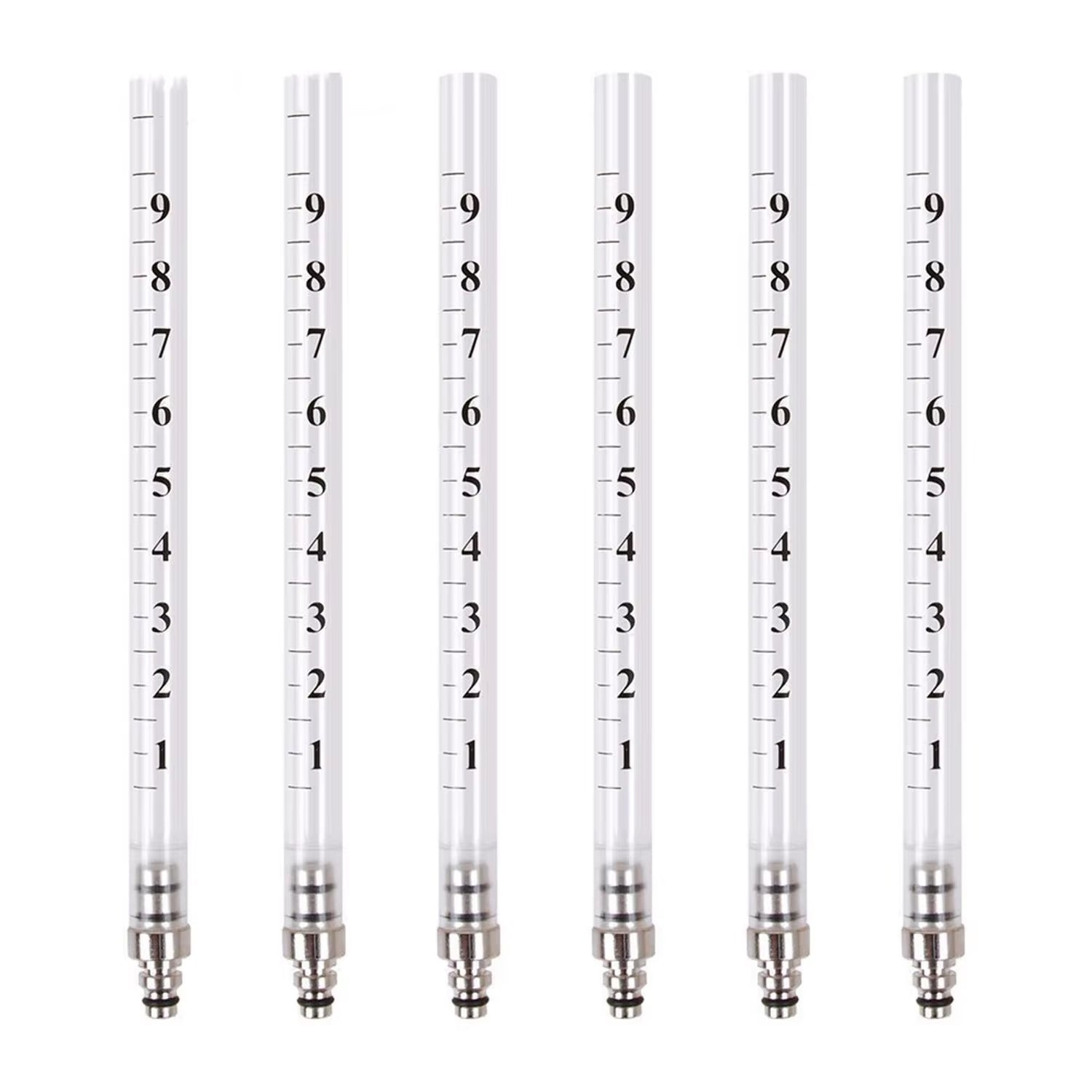 New Diesel Injector Flow Meter Test Kit Common Rail Adaptor Fuel Tester Set