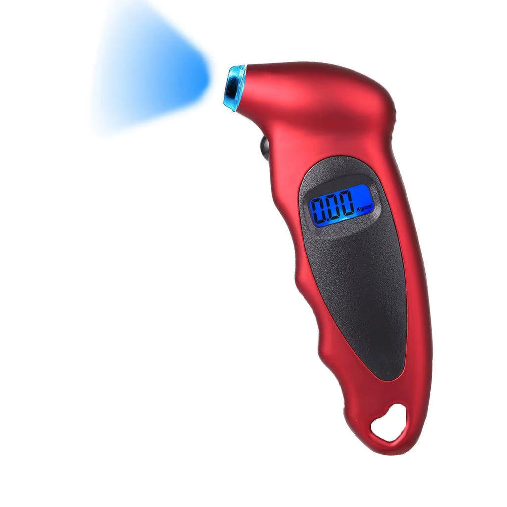 Car Motorcycle Digital Tire Pressure Gauge Meter Bicycle Tyre Diagnostic Tool 0-150 PSI Backlight LCD Air Pressure Gauge Tester