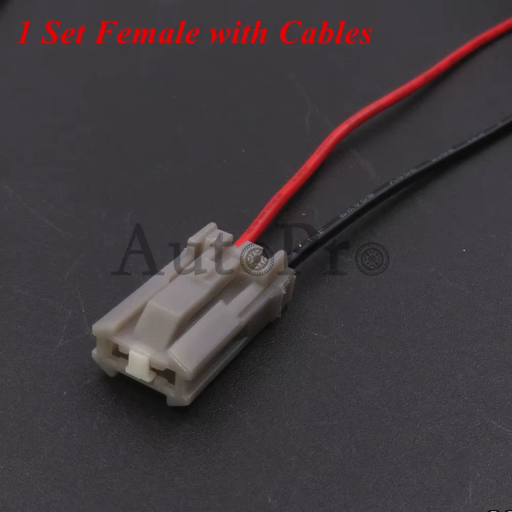 1 Set 2 Hole 7283-8123-40 AC Assembly Car High Brake Light Unsealed Socket Auto Male Female Docking Plug for Toyota MG610850-4