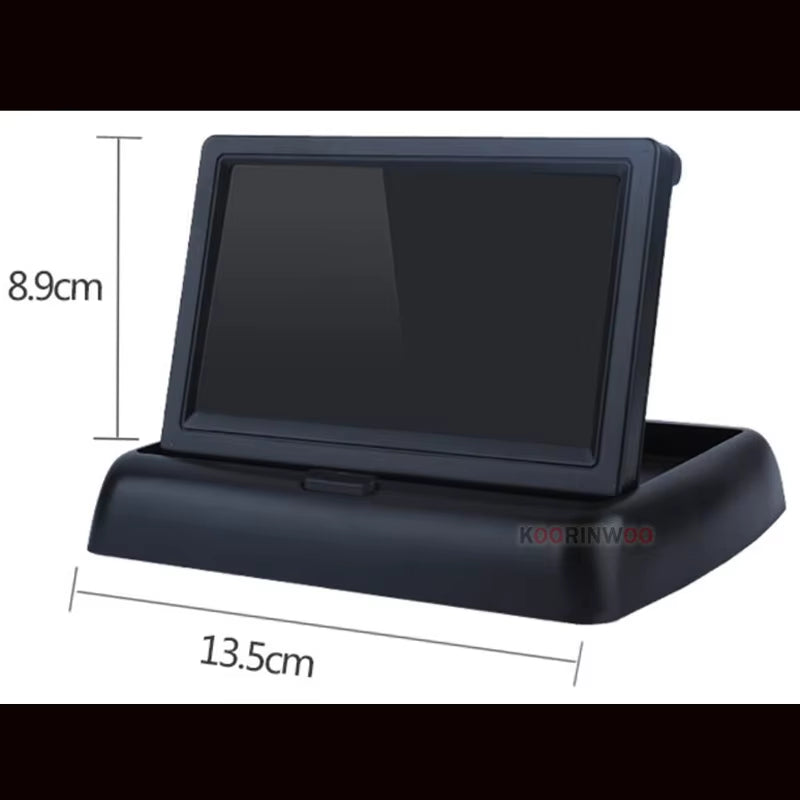 Parktronic 8/6/4 Car Sensors Front + Back Camera Parking Sensors Distance No. LCD Monitor Buzzer System for Blind Area