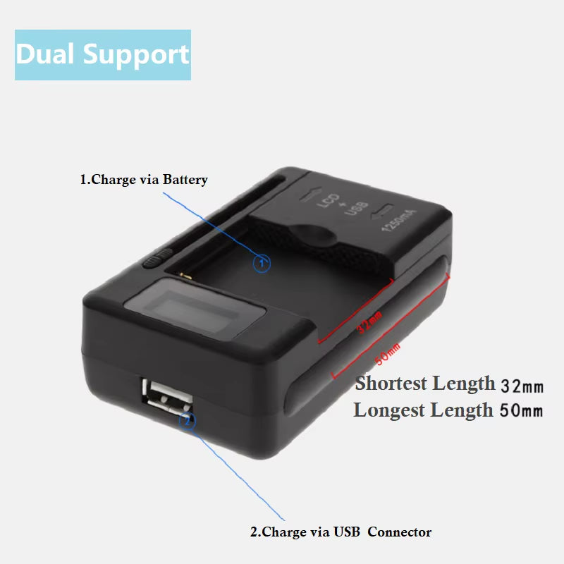 2021 Best Mobile Battery Charger Universal LCD Indicator Screen Usb-Port for Cell Phone Chargers Battery Charging UK EU Plug