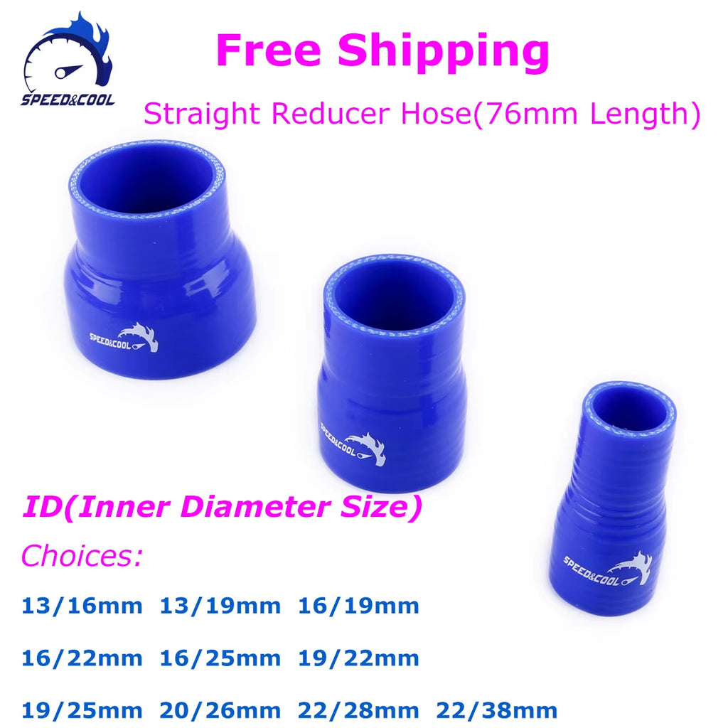 Straight Reducer Hose General Silicone Coolant Intercooler Pipe Tube Hose 13Mm 16Mm 19Mm 20Mm 22Mm 25Mm 26Mm 28Mm 38Mm