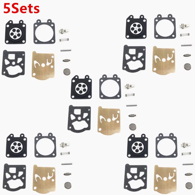10Sets/5/1Set Carburetor Repair Gasket Kit for 025 024 026 MS210 MS230 MS250 MS240 MS260 FS85 Motorcycle Dirt Pit Bike Durable