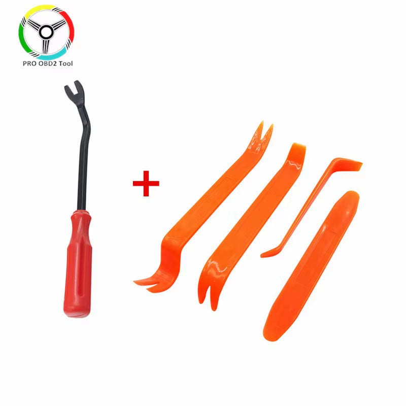 4Pcs Removal Car Repair Tool Door Panel Trim Dash Audio Radio Remover Car Scratch Removal Trim Clip Disassemble Vehicles