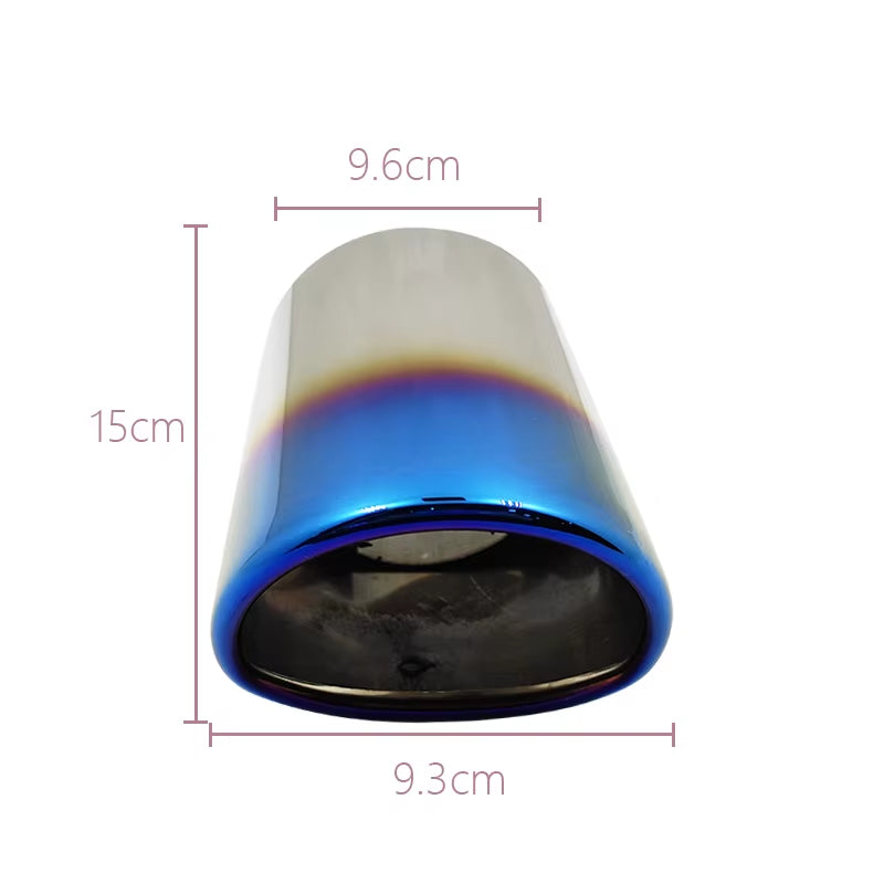 Stainless Steel Silencer Tail Car Exhaust Tips Pipe for Audi Q5 Volvo V70 Mazda 3 Honda Accord Throat Accessories