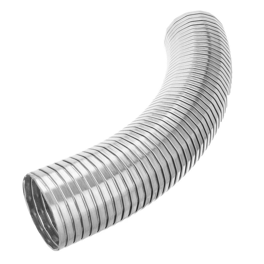 250Mm Universal Stainless Steel Exhaust Middle Link Pipe Flexible Polylock Exhaust Pipe Quick Repair Tube