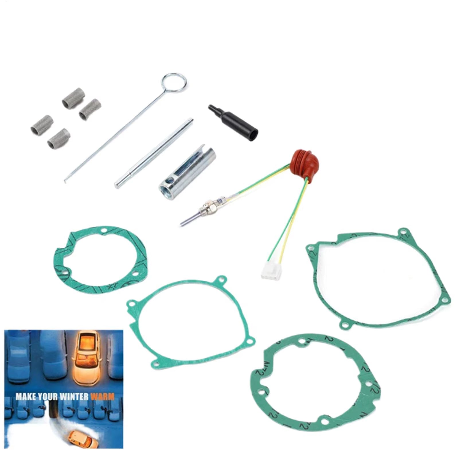 5KW 2KW Parking Heater Ceramic Glow Plug 12V Fast Heating Replacement Part for Webasto for Eberspacher Diesel Air Heater Repair