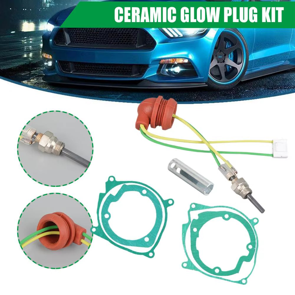 12V 5KW-8KW Car Air Parking Heater Gasket Ceramic Pin Glow Plug Repair Kit for Webasto Eberspacher Airtronic D2/D4/D4S Heaters ﻿