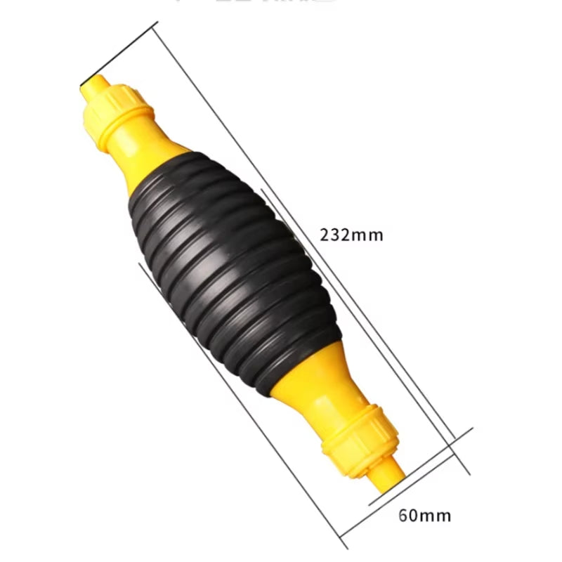 Manual Fuel Pump High Flow Car Motorcycle Hand Siphon Water Fish Tank Oil Petrol Diesel Liquid Transfer Tool