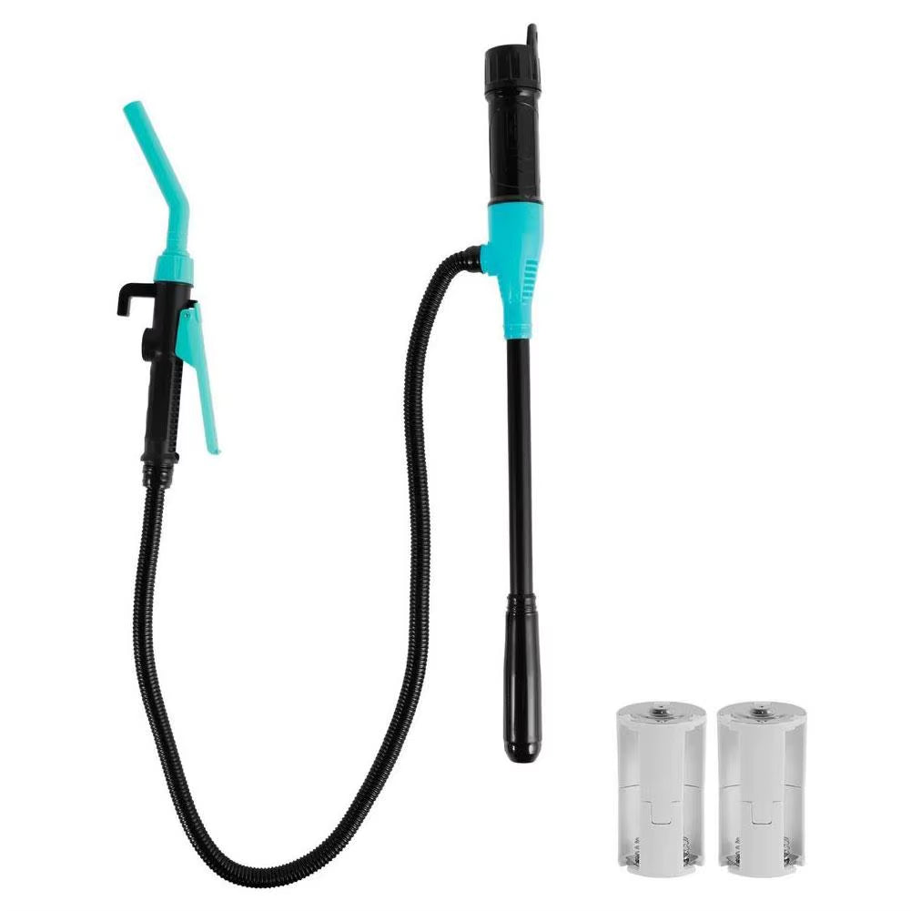 Portable Liquid Transfer Pump Battery Powered Transfer Pump Flow Control Nozzle 2.4 Gallons per Min Efficient Fuel Transfer D5V5