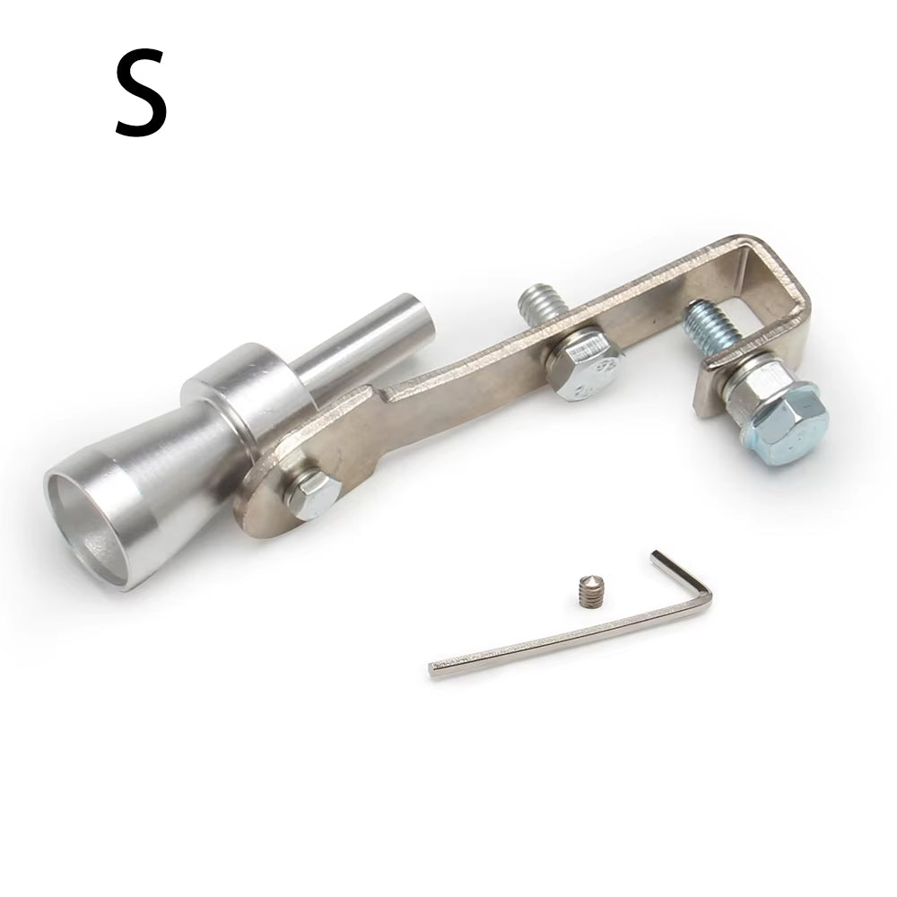 Universal Simulator Whistler Exhaust Fake Turbo Whistle Pipe Sound Muffler Blow off Car Styling Tunning S/M/L/XL