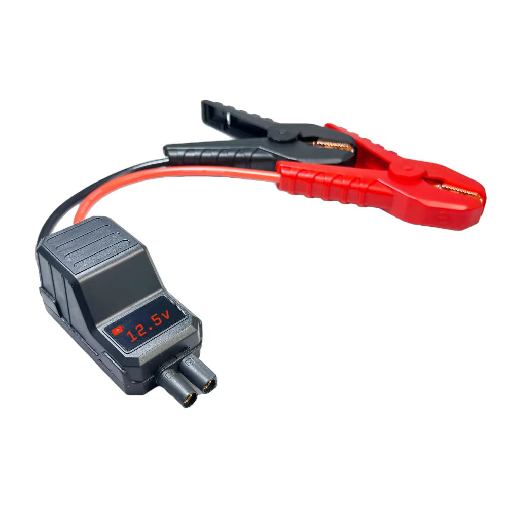 LED Red-Black Clips for Car Jump Starter Smart Booster Smart LED Lead Cable Battery Alligator Clamp Clip Emergency Indicator