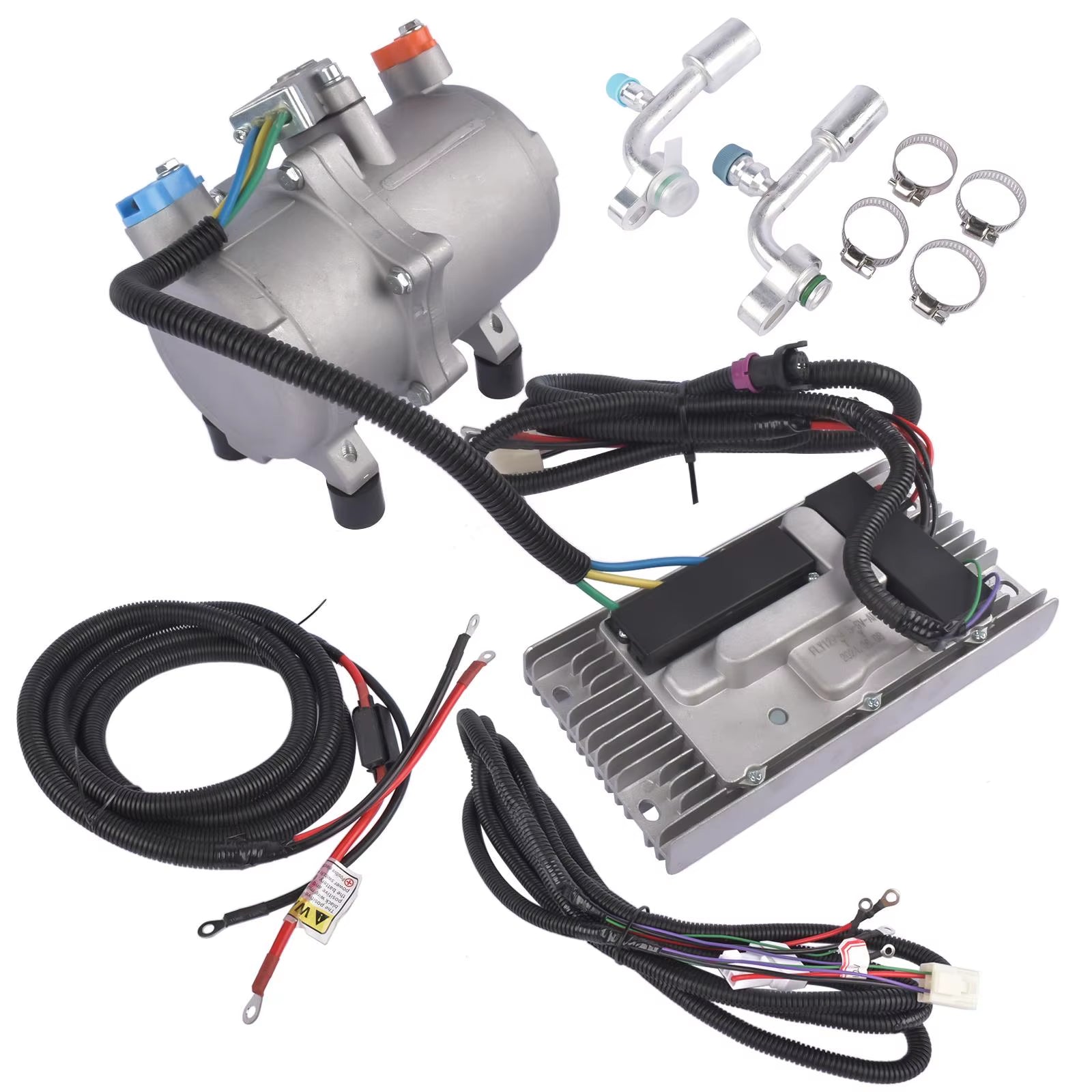 AP03 12V Electric A/C Scroll Compressor Universal Car Air Conditioner Semi Close Kit