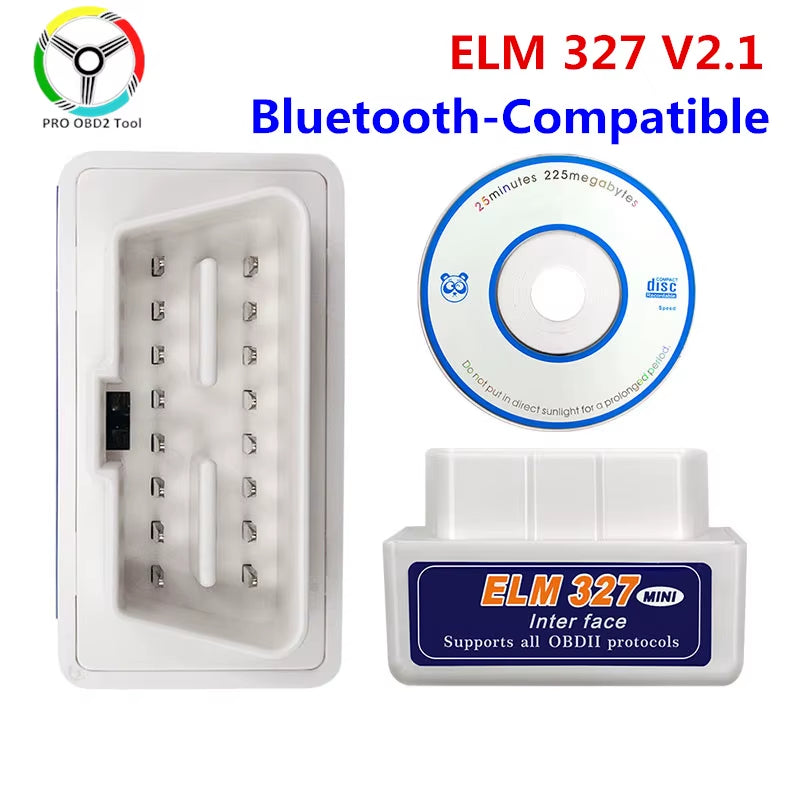 Bluetooth ELM327 V2.1 V1.5 Auto OBD Scanner Code Reader Tool Car Diagnostic Tool Super MINI ELM 327 for Android