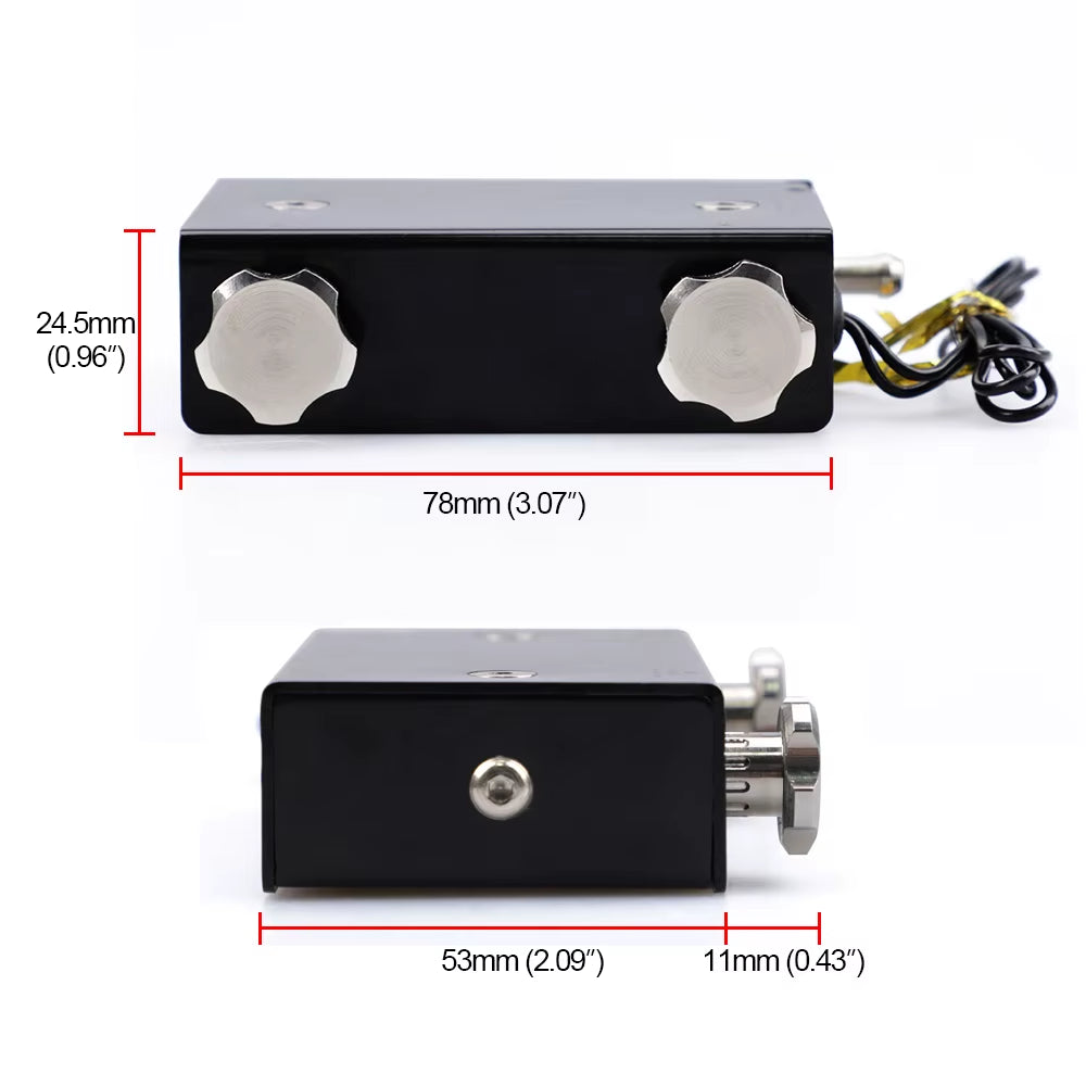 Blue Dual Stage Electronic Turbo/Turbocharger Psi Boost Controller Kit/W Switch