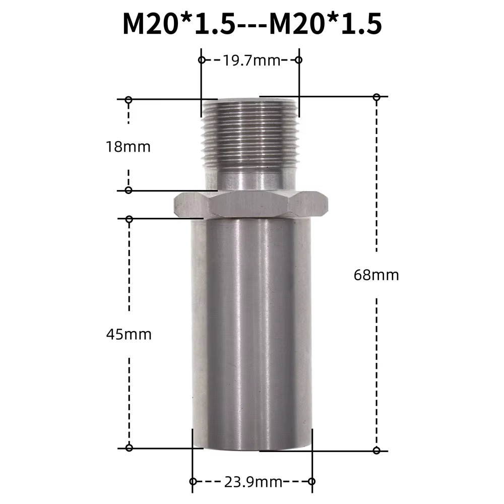 SK Oil Cooler Filter Sandwich Plate Adapter Sensor Fastening Screws M18*1.5 3/4-16 UNF M20*1.5 M22*1.5 Stainless Steel Screw Rod
