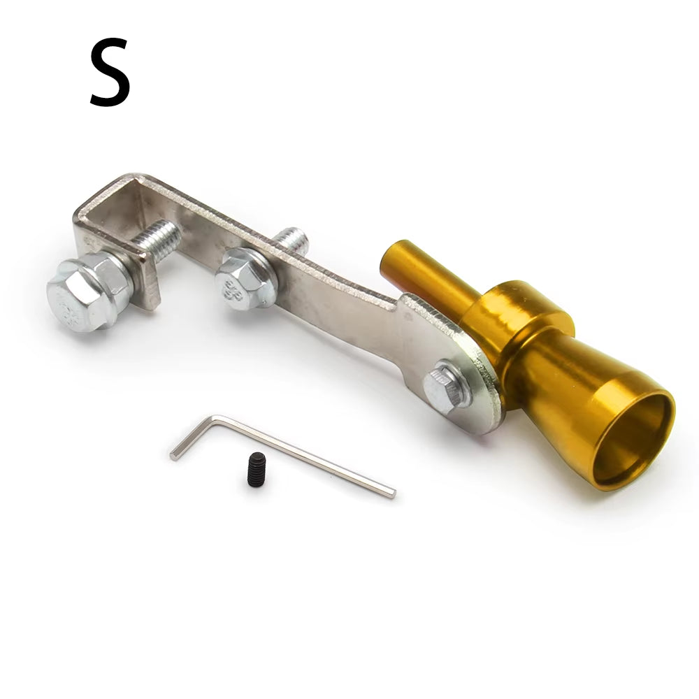 Universal Simulator Whistler Exhaust Fake Turbo Whistle Pipe Sound Muffler Blow off Car Styling Tunning S/M/L/XL