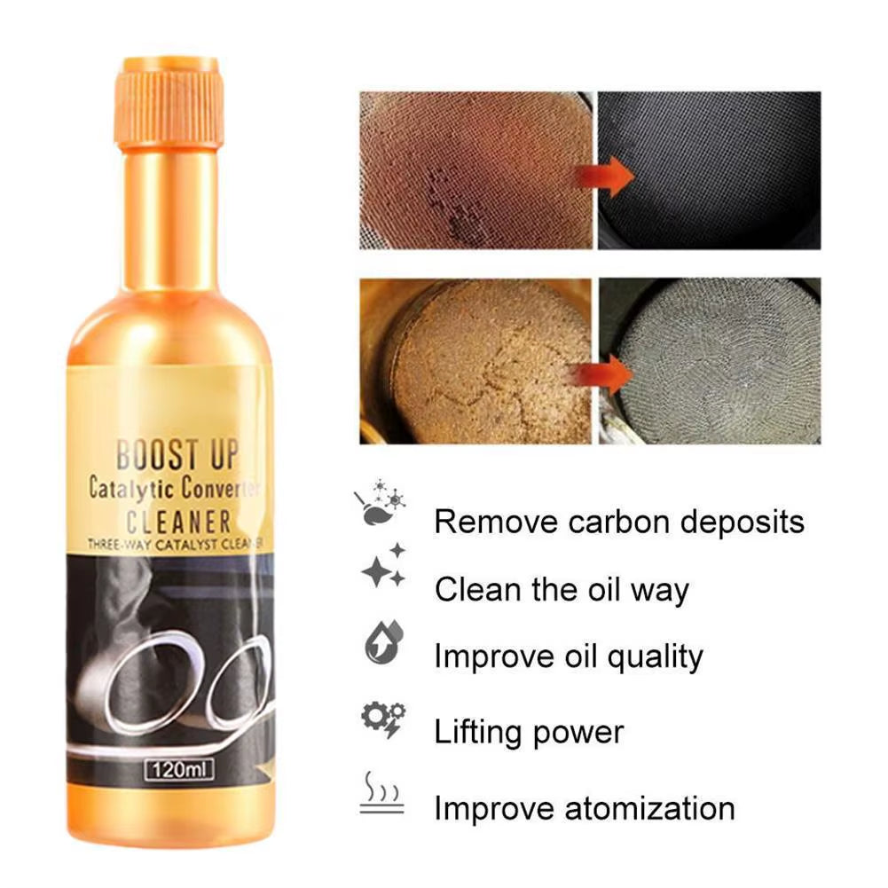 3 Bottles Car Catalytic Converter Cleaners to Automobile Engine CSV Clean 120ML Accelerators Catalysts Easy Cleaner Accessories