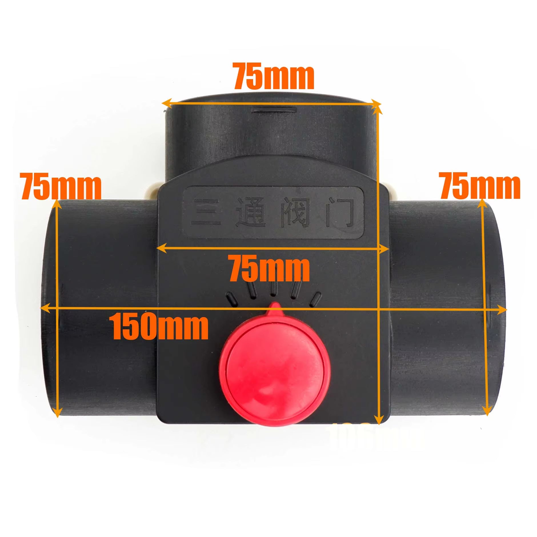 60Mm 75Mm Valve Flap Adjustable Air Diesel Heater Vent Ducting Branch Splitter Exhaust Pipe Outlet Joiner Connector for Car