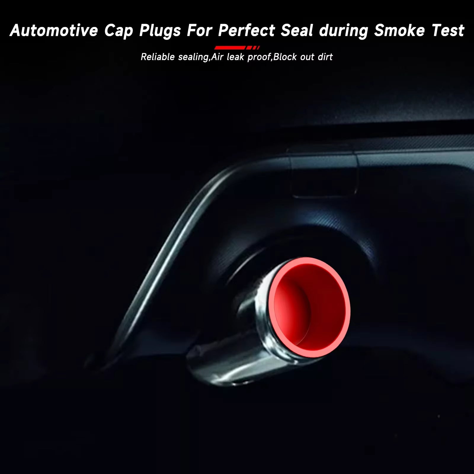 Automotive Block Cap Plugs Kit for  FOXWELL S100 SD201 SD203 S300 S1000 S3000 L300 L3000 All Car Smoke Leak Detector