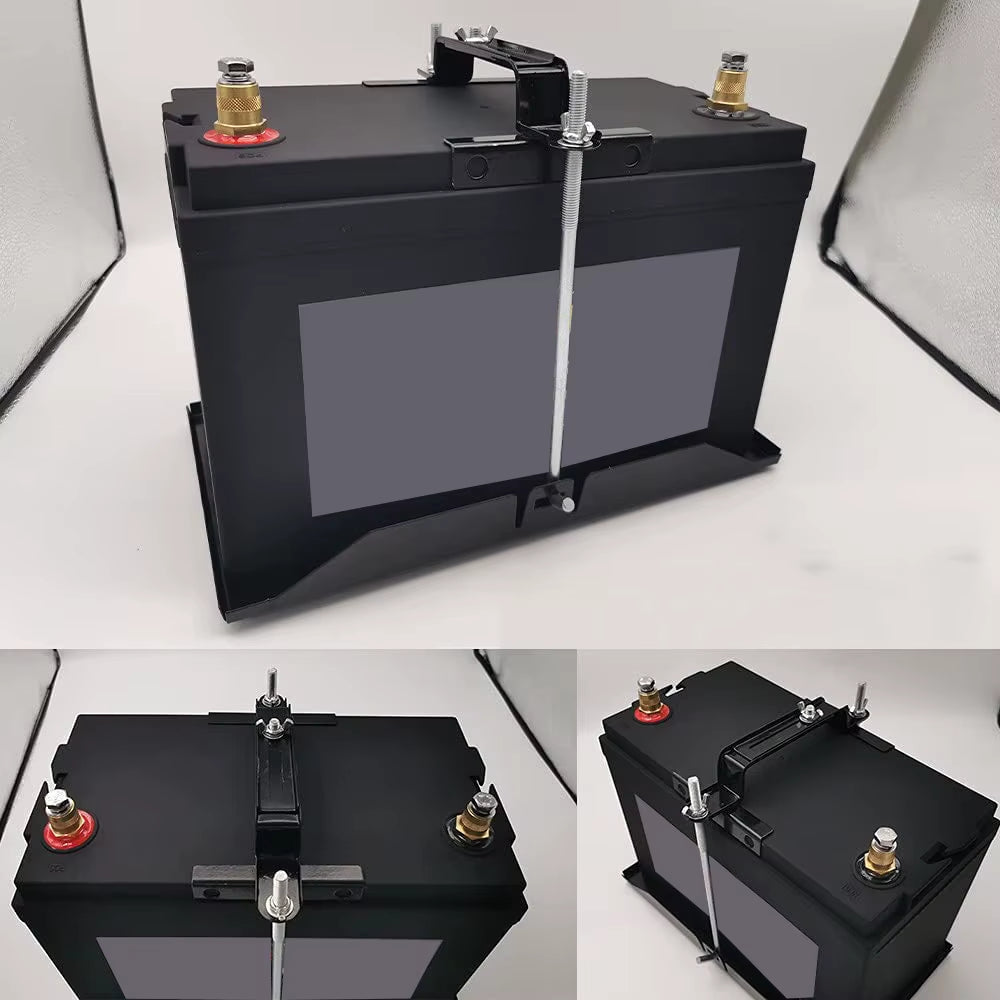 Universal 27Cm Battery Tray Bracket Storage Battery Holder Tray Mount Hold down Clamp Bracket Kit Car Accessory for Auto SUV