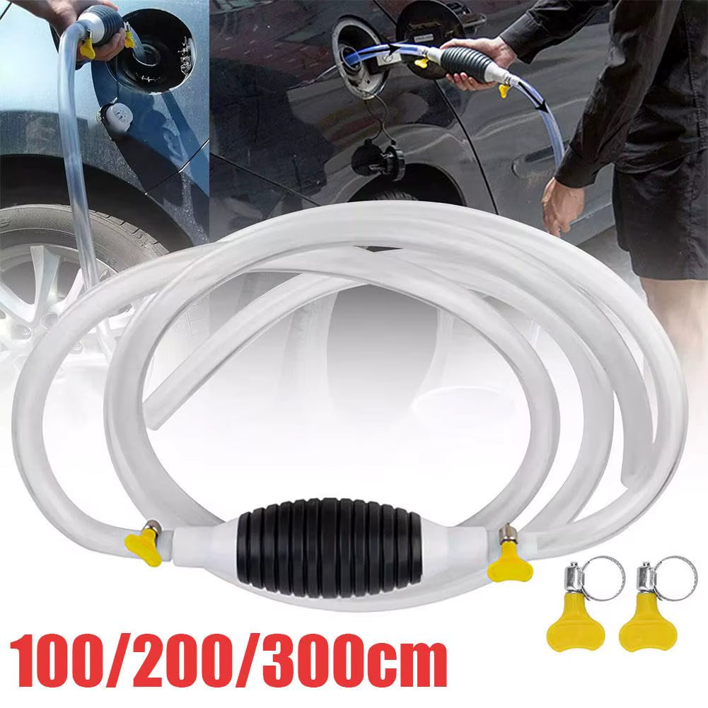 2/3/1M PVC Handy Manual Gas Oil Pump Car Fuel Pump Hand Straw Pump for Liquid Gasoline Tuning Fuel Gasoline Diesel Pump