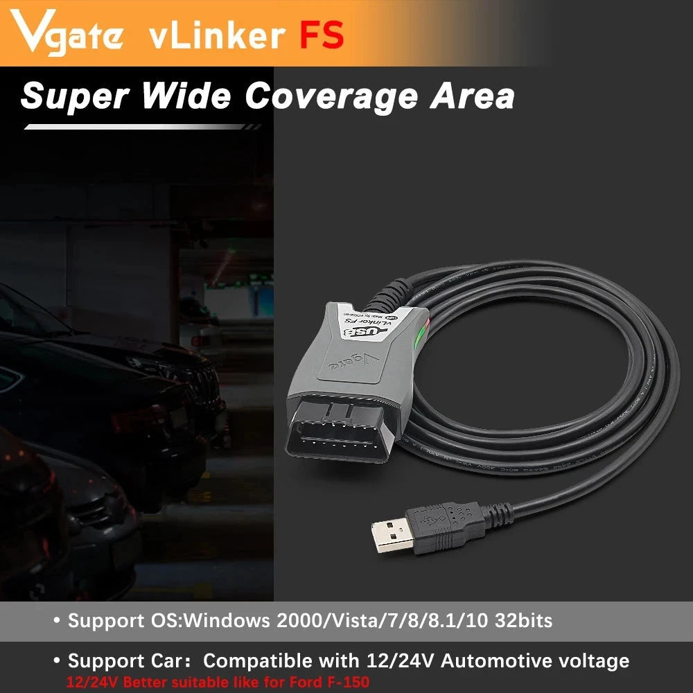 Vlinker FS for Ford ELM327 Forscan HS/MS-CAN OBD2 Car Diagnostic Scanner Interface Tools OBDII for Mazda ELM 327 OBD 2