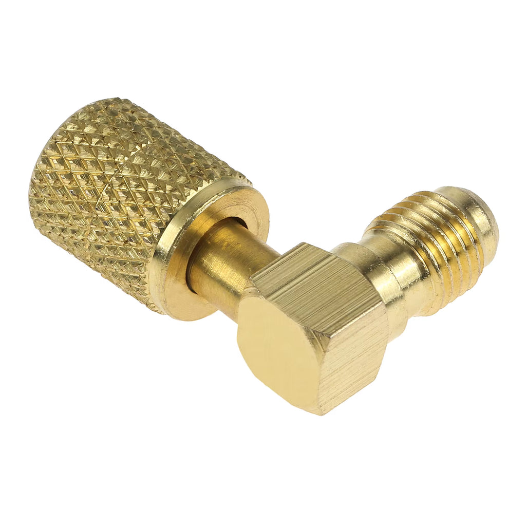 R410 5/16" SAE Female to 1/4" SAE Male Brass Fitting Adapter for R410A R32 Air Conditioning Refrigerant Mini Split System