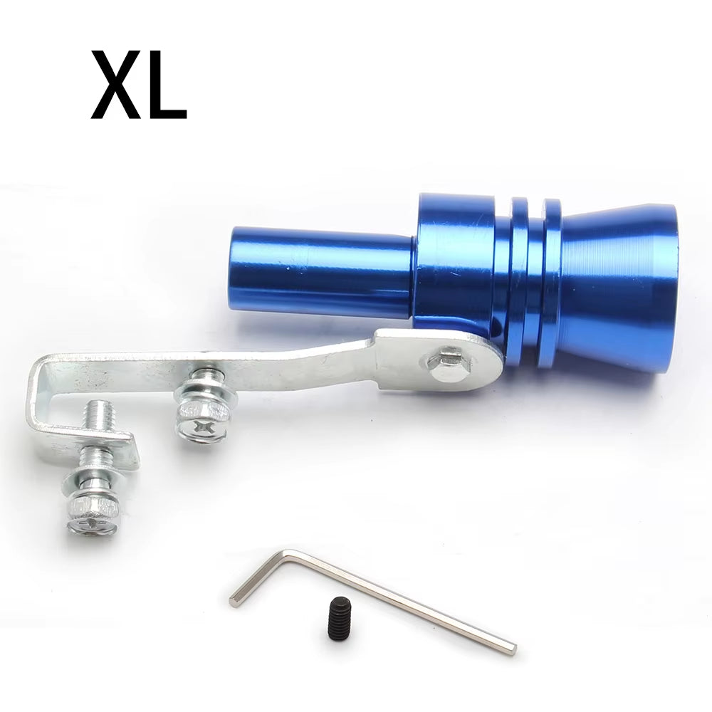 Universal Simulator Whistler Exhaust Fake Turbo Whistle Pipe Sound Muffler Blow off Car Styling Tunning S/M/L/XL