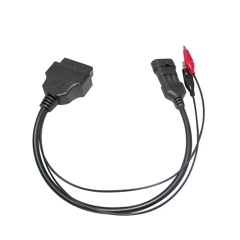 For Fiat 3 Pin to 16 Pin Car Cable OBD2 Connector 3Pin Male to 16Pin Female for Lancia for Alfa Auto Diagnostic Cable