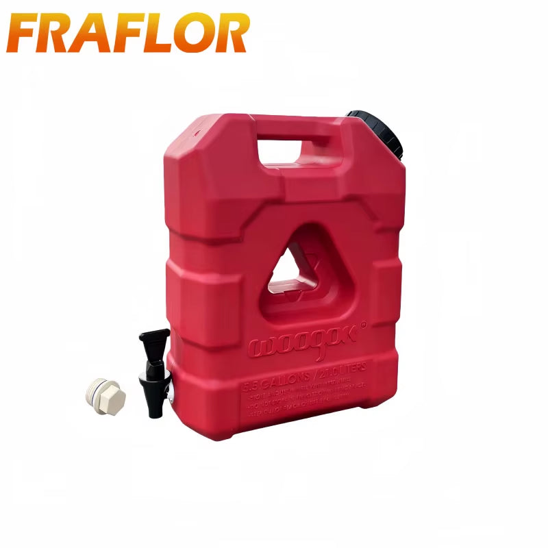 Car Mounted 21L Water Tank Large Capacity Portable Camping Water Storage Bucket Detachable Faucet for Outdoor Travel Driving
