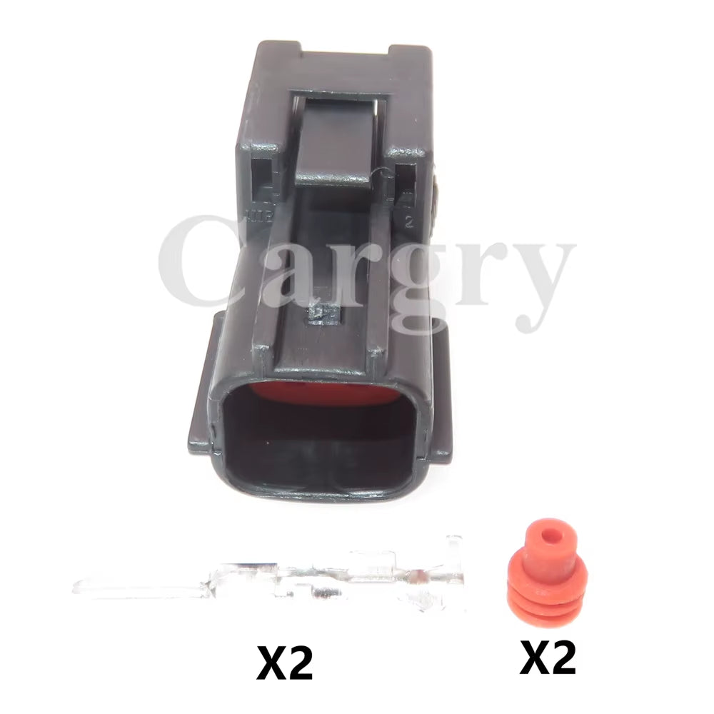 1 Set 2P 6189-1097 Auto Male Female Docking Sealed Plug AC Assembly Car Water Temperature Sensor Electric Socket for Hyundai