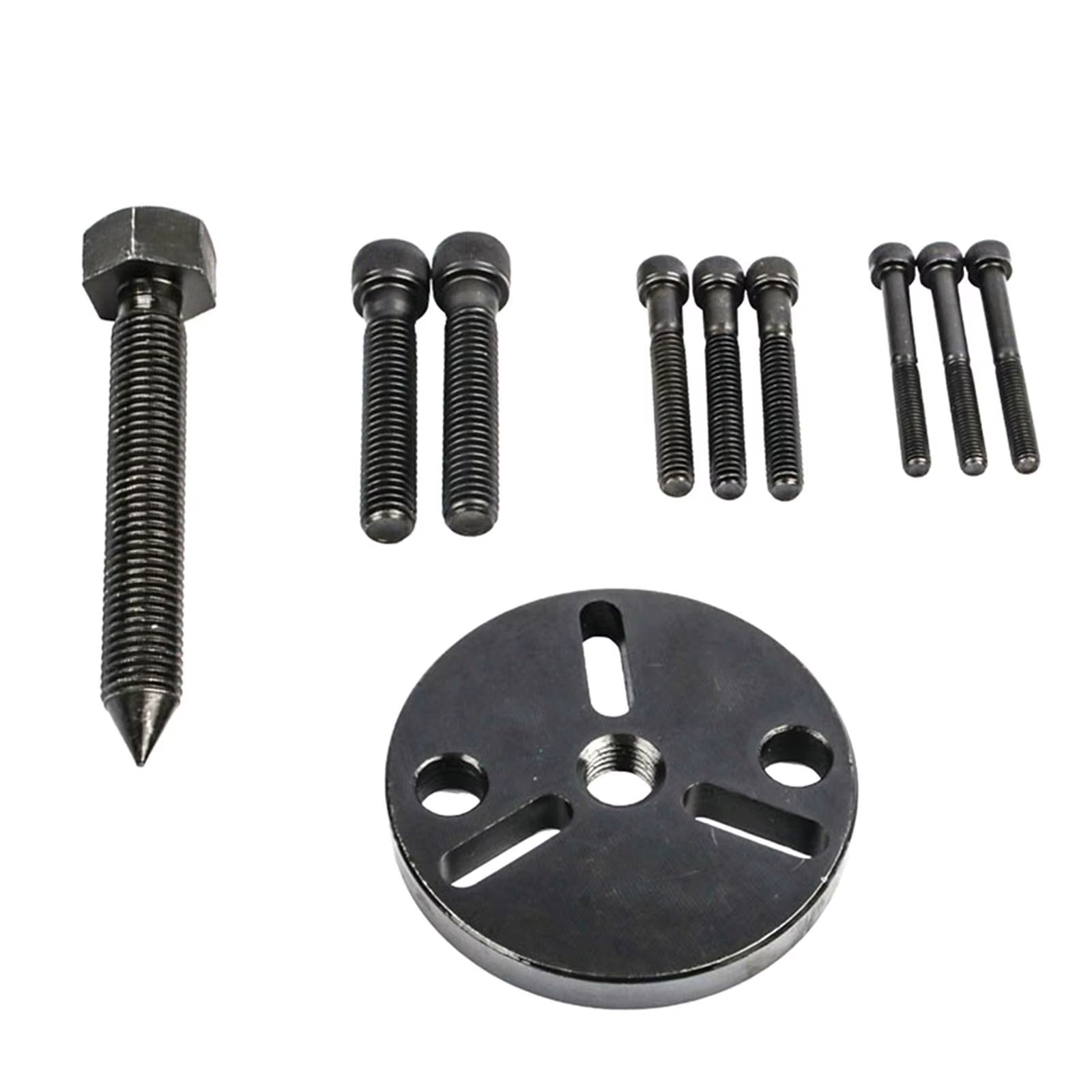 Car Air Conditioning Repair Tool Adjusting Screw Repair Tool Steel Durable Compressor Clutch Remover Kit Fit for Various Cars