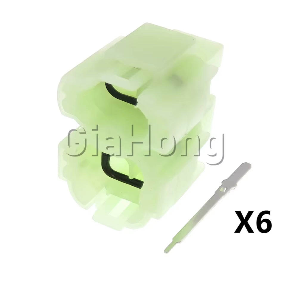 1 Set 6 Ways Auto Accessories 2.3 Series Car Unsealed Sockets Automobile Wire Cable Connector AC Assembly