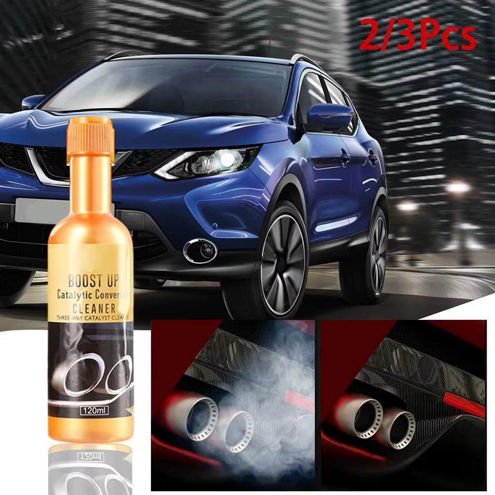 3 Bottles Car Catalytic Converter Cleaners to Automobile Engine CSV Clean 120ML Accelerators Catalysts Easy Cleaner Accessories
