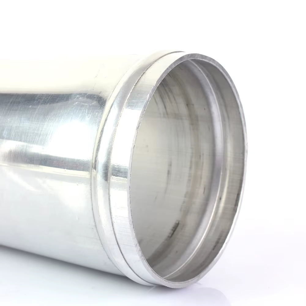 Air Intake Aluminum Tube 51/57/63/70/76Mm for Connecting Cold Air Intake Hose DIY Tube for Engine Air Flow Tuning