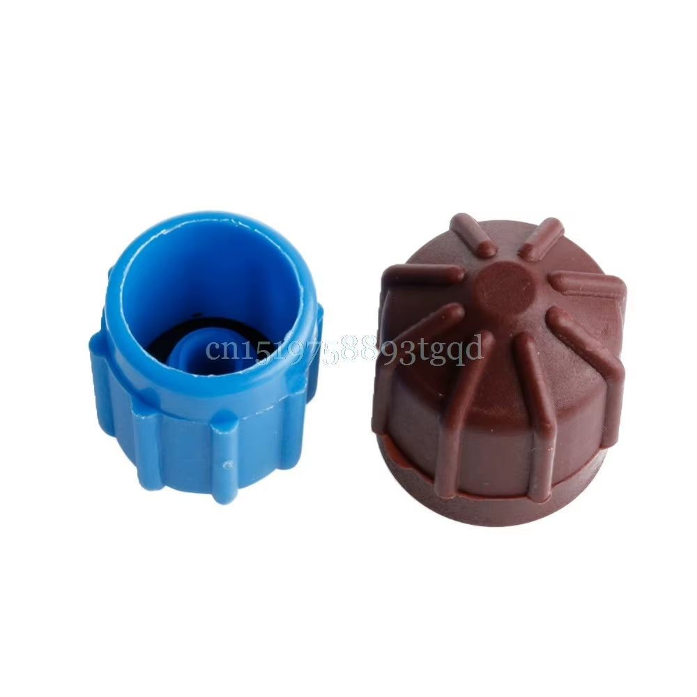 M68B 1 Pair R134A Auto AC A/C for Valve Cap Refrigerant for Valve High/Low Voltage Du