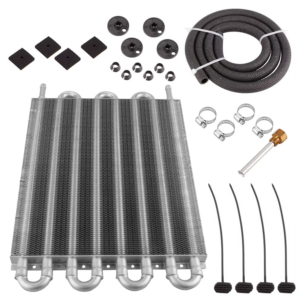 Universal Car Air Conditioning Tube Accessories 4 Rows 6 Rows 8 Rows Belt Condenser Tube Auto-Manual Radiator Converter Kit ﻿