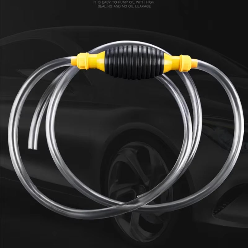 Manual Fuel Pump High Flow Car Motorcycle Hand Siphon Water Fish Tank Oil Petrol Diesel Liquid Transfer Tool