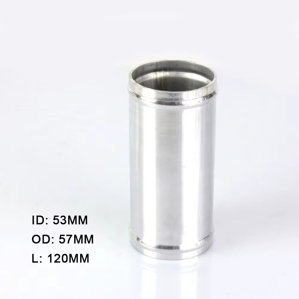 Air Intake Aluminum Tube 51/57/63/70/76Mm for Connecting Cold Air Intake Hose DIY Tube for Engine Air Flow Tuning