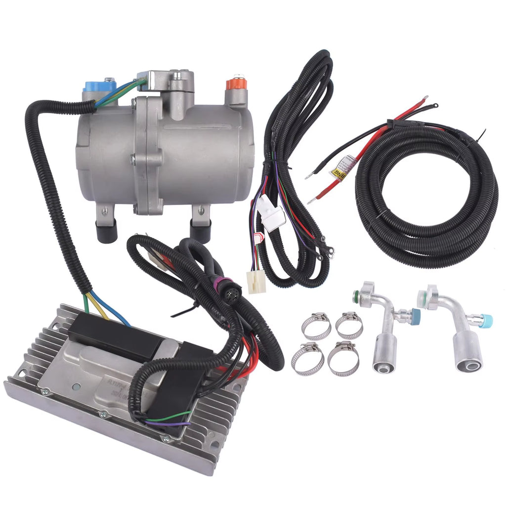 AP03 12V Electric A/C Scroll Compressor Universal Car Air Conditioner Semi Close Kit