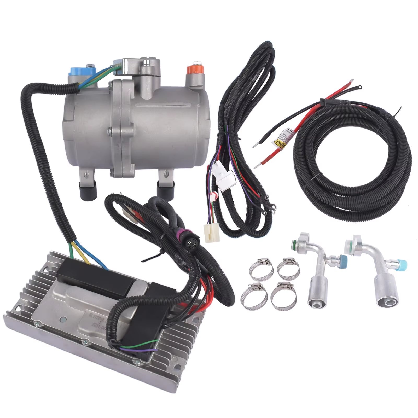AP03 12V Electric A/C Scroll Compressor Universal Car Air Conditioner Semi Close Kit