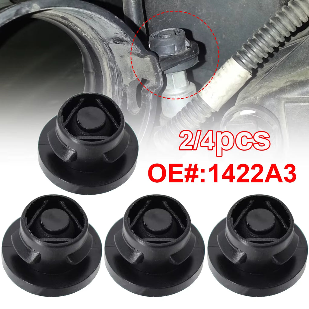 2/4X Car Air Filter Box Hood Rubber Insert Grommet Mount 1.6 HDI 1422A3 for Citroen C2 C3 C4 C5 Berlingo Xsara Picasso Peugeot