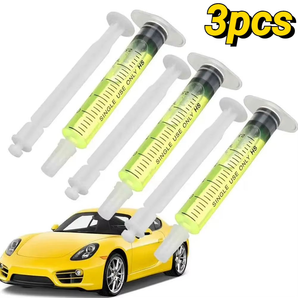 3PCS R134A Refrigerant Oil Leak Repair Agent Car Air Conditioner Plugging Agent Car Fluorescent Leak Detection Oil Leak Repair