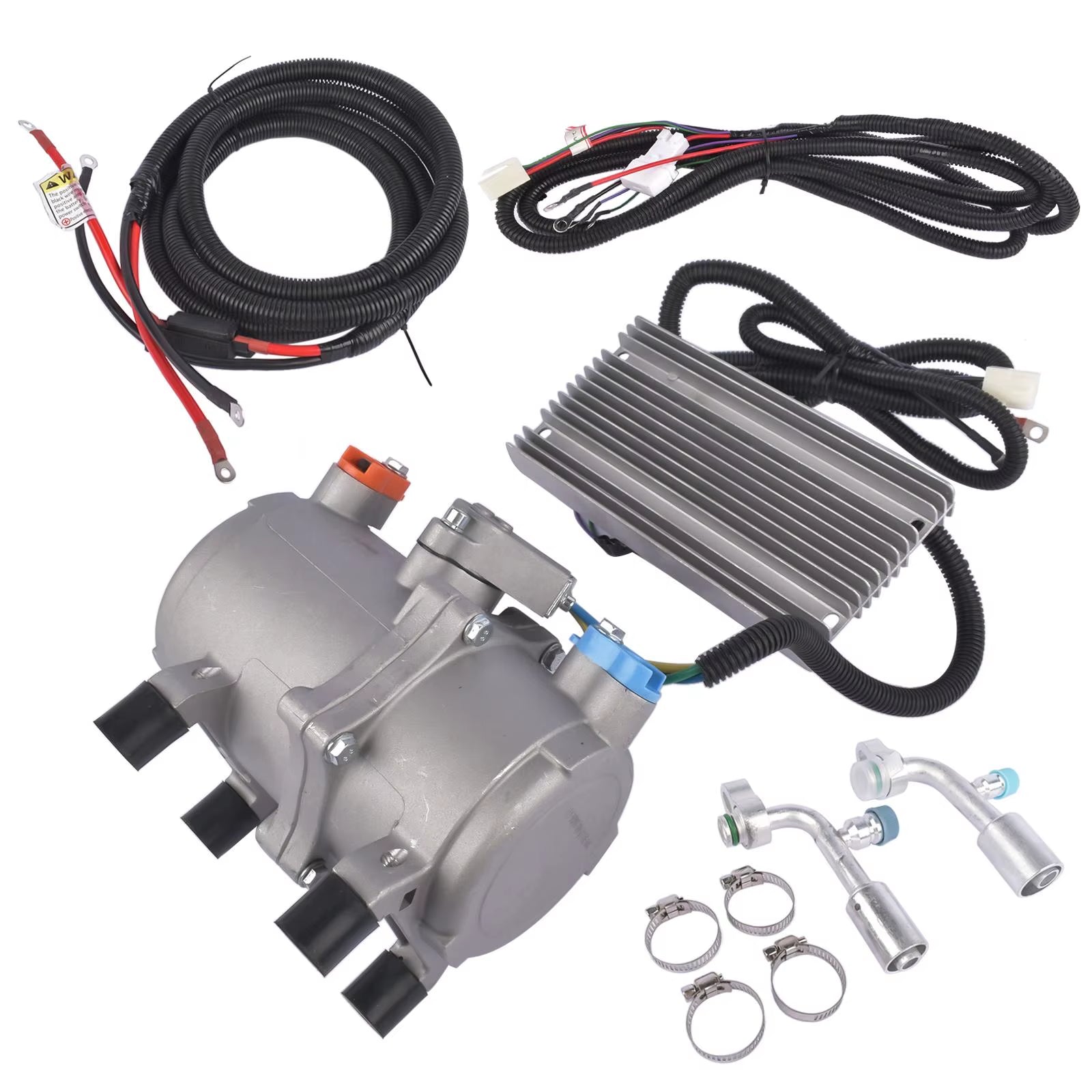 AP03 12V Electric A/C Scroll Compressor Universal Car Air Conditioner Semi Close Kit