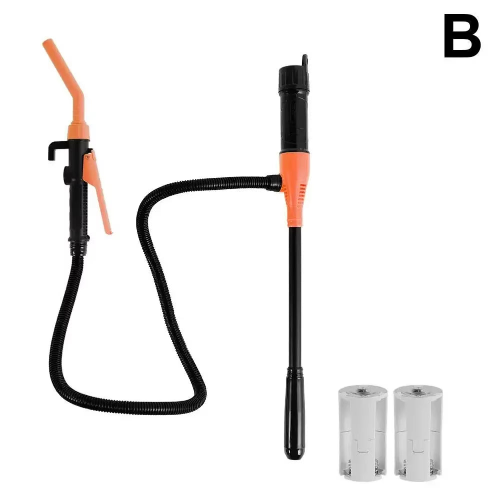 Portable Liquid Transfer Pump Battery Powered Transfer Pump Flow Control Nozzle 2.4 Gallons per Min Efficient Fuel Transfer D5V5