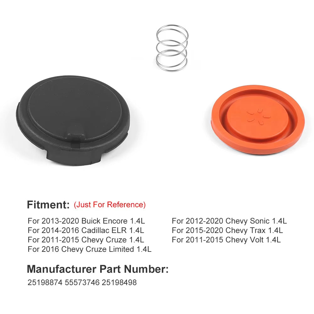 Valve PCV Cover Repair Kit Membrane for Chevrolet Cruze Sonic Engine Camshaft Valve Cover 25198874 55573746
