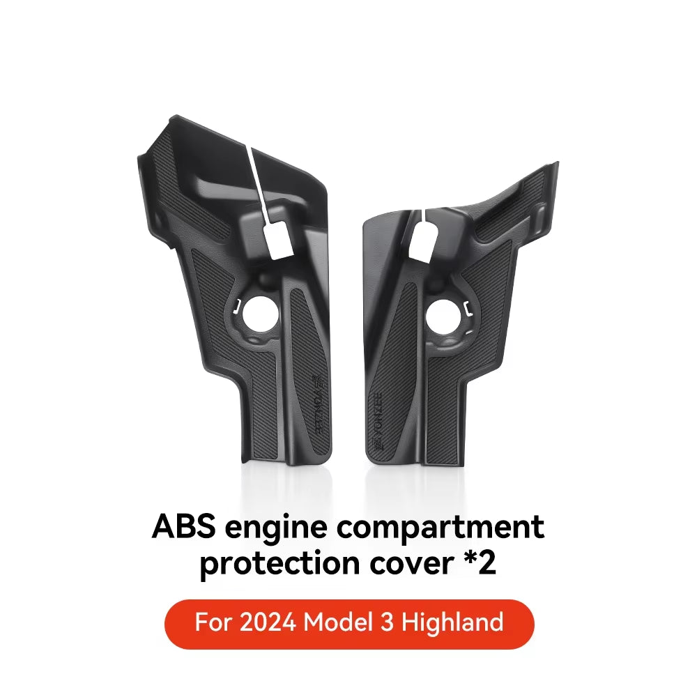 for Tesla Model 3 2024 Highland Hood Water Barrier Box Water Guide Grille Channel Blocking Filter Cover Model Y Accessories