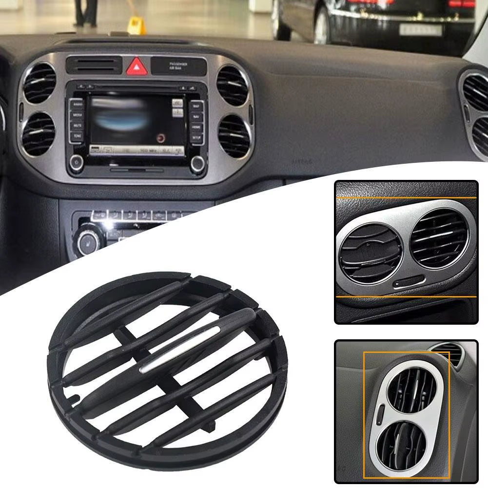 For Volkswagen Tiguan 2010-2017 Cars Interior Air Conditioning Vents Grille Air Circulation Vent Cover Shutt Dashboard